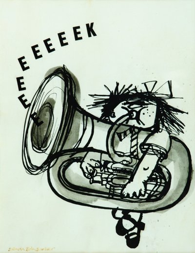 Eeeeeeek! (tinta no papel) de Brenda Brin Booker
