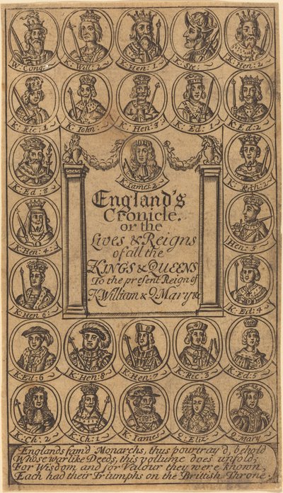Frontispício de British 17th Century