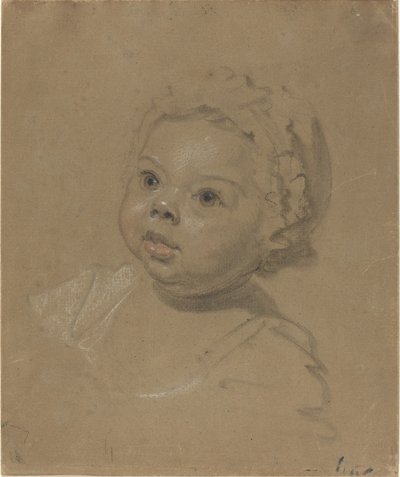 Cabeça de uma criança de British 18th Century
