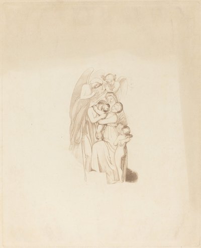 Familia sagrada? com anjos de British 19th Century
