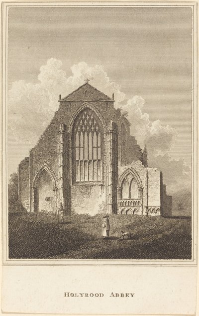 Abadia de Holyrood de British 19th Century