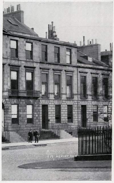 17, Heriot Row, casa de Robert Louis Stevenson e sua família em Edimburgo de British Photographer