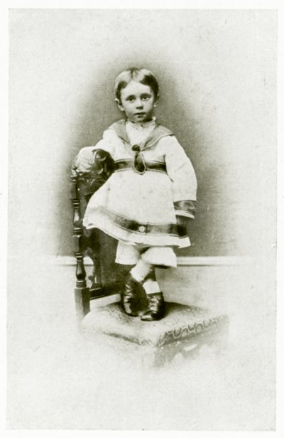 Aubrey Beardsley, com 2 anos e 3 meses de British Photographer