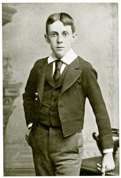 Aubrey Beardsley, com 13 anos de idade de British Photographer
