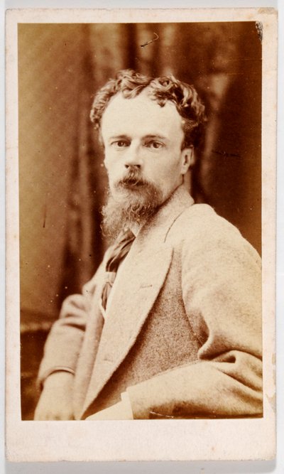 Carte de Visite de John Atkinson Grimshaw (foto a p/b) de British Photographer