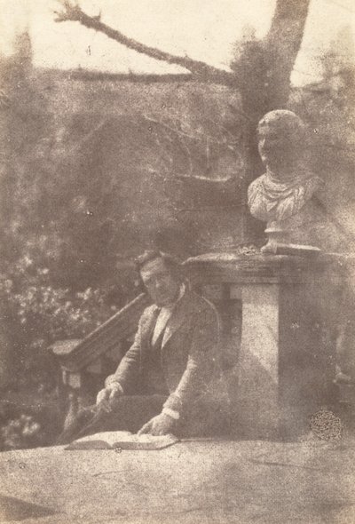 Retrato de um homem, década de 1840 (foto) de British Photographer