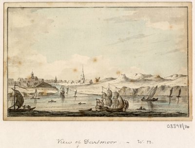 Uma série de esboços, vistas na Grã-Bretanha, no Continente e na América 1772-1778 (aguarela) de British School