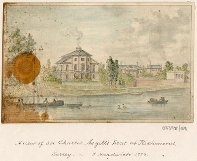 Uma série de esboços, vistas na Grã-Bretanha, no Continente e na América 1772-1778 (aguarela) de British School