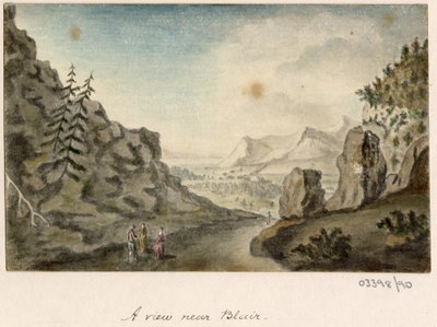 Uma série de esboços, vistas na Grã-Bretanha, no Continente e na América 1772-1778 (aguarela) de British School