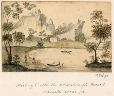 Uma série de esboços, vistas na Grã-Bretanha, no Continente e na América 1772-1778 (aguarela) de British School