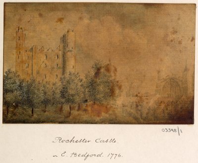 Uma série de esboços, vistas na Grã-Bretanha, no Continente e na América 1772-1778 (aguarela) de British School