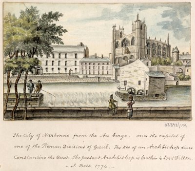 Uma série de esboços, vistas na Grã-Bretanha, no Continente e na América 1772-1778 (aguarela) de British School