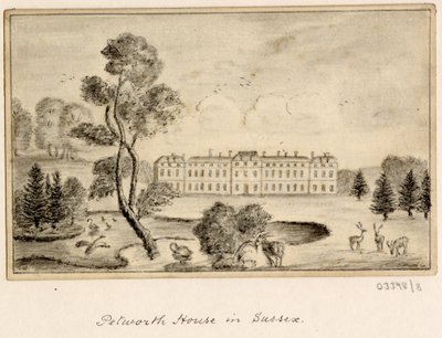 Uma série de esboços, vistas na Grã-Bretanha, no Continente e na América 1772-1778 (desenho) de British School