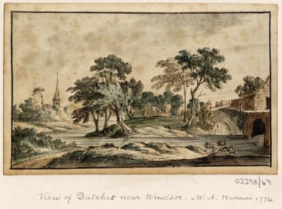Uma série de esboços, vistas na Grã-Bretanha, no Continente e na América 1772-1778 (aguarela) de British School