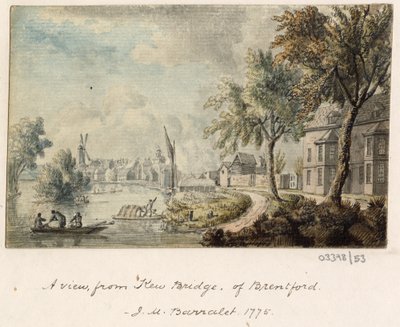 Uma série de esboços, vistas na Grã-Bretanha, no Continente e na América 1772-1778 (aguarela) de British School