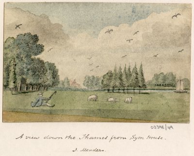 Uma série de esboços, vistas na Grã-Bretanha, no Continente e na América 1772-1778 (aguarela) de British School