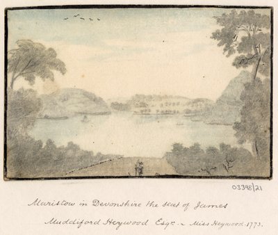 Uma série de esboços, vistas na Grã-Bretanha, no Continente e na América 1772-1778 (aguarela) de British School