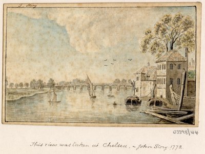 Uma série de esboços, vistas na Grã-Bretanha, no Continente e na América 1772-1778 (aguarela) de British School