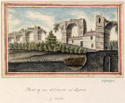 Uma série de esboços, vistas na Grã-Bretanha, no Continente e na América 1772-1778 (aguarela) de British School