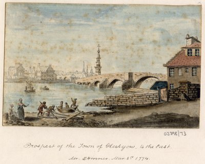 Uma série de esboços, vistas na Grã-Bretanha, no Continente e na América 1772-1778 (aguarela) de British School