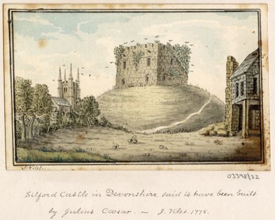 Uma série de esboços, vistas na Grã-Bretanha, no Continente e na América 1772-1778 (aguarela) de British School