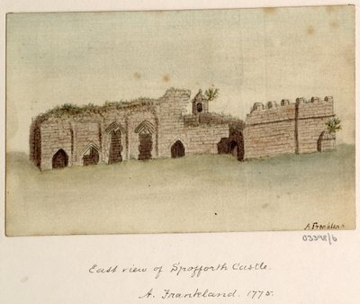 Uma série de esboços, vistas na Grã-Bretanha, no Continente e na América 1772-1778 (aguarela) de British School