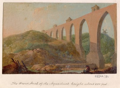 Uma série de esboços, vistas na Grã-Bretanha, no Continente e na América 1772-1778 (pintura a óleo) de British School