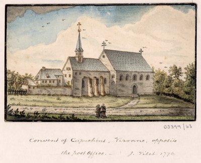 Uma série de esboços, vistas na Grã-Bretanha, Continente e América 1772-1778 (aguarela) de British School