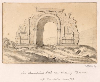 Uma série de esboços, vistas na Grã-Bretanha, Continente e América 1772-1778 (sketch) de British School