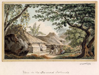 Uma série de esboços, vistas na Grã-Bretanha, Continente e América 1772-1778 (aguarela) de British School