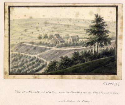 Uma série de esboços, vistas na Grã-Bretanha, Continente e América 1772-1778 (aguarela) de British School