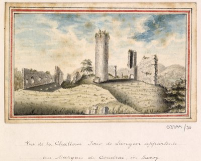 Uma série de esboços, vistas na Grã-Bretanha, Continente e América 1772-1778 (aguarela) de British School