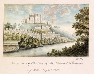 Uma série de esboços, vistas na Grã-Bretanha, Continente e América 1772-1778 (aguarela) de British School