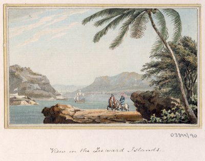 Uma série de esboços, vistas na Grã-Bretanha, Continente e América 1772-1778 (aguarela) de British School