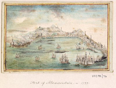 Uma série de esboços, vistas na Grã-Bretanha, Continente e América 1772-1778 (aguarela) de British School