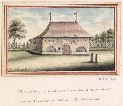Uma série de esboços, vistas na Grã-Bretanha, Continente e América 1772-1778 (aguarela) de British School