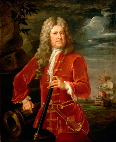 Almirante Nicholas Haddock (1686-1746), c.1742-43 (óleo sobre tela) de British School