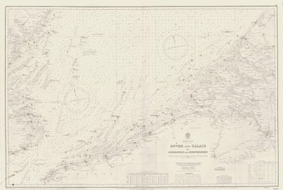 Mapa da zona de Dover e Calais a Orfordness de British School