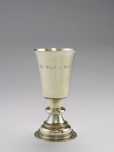 Taça da Comunhão, fabricada por DR, 1671-1672 de British School