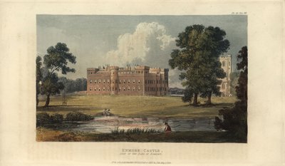Castelo de Enmore, Somerset, sede do Conde de Egmont. de British School