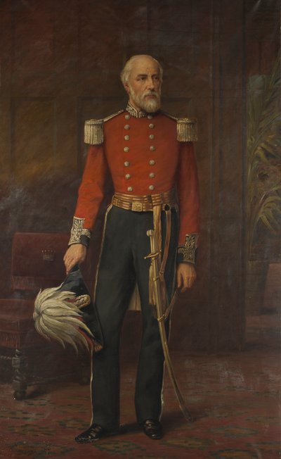 Retrato de corpo inteiro de William King-Noel de British School
