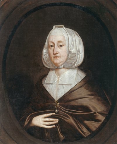 Senhora carneiro (óleo sobre tela) de British School