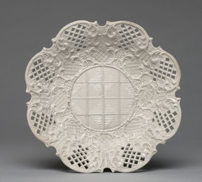 Placa, fabricada por uma Fábrica Staffordshire, Inglaterra, c.1760 de British School