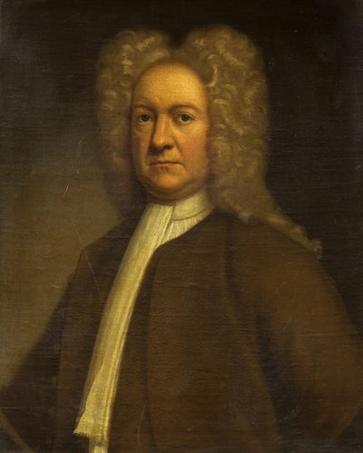 Retrato de um Homem, c.1750 (óleo sobre tela) de British School