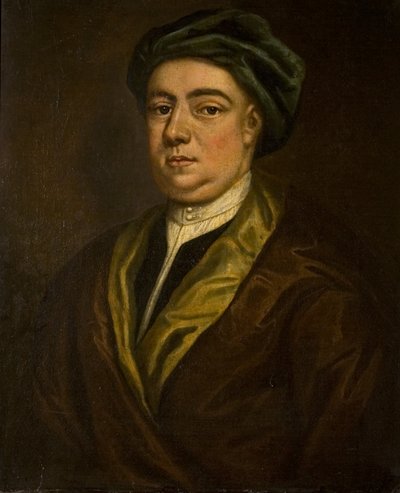 Retrato de um desconhecido cavalheiro (uma vez disse ser um Hogarth auto portait), de 1730 de British School