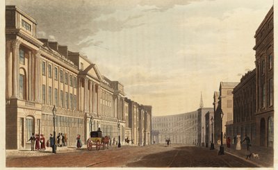 Regent Street, olhando para o Quadrante, Londres de British School