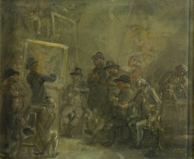 Sketch: o comitê de seleção da Royal Academy de British School