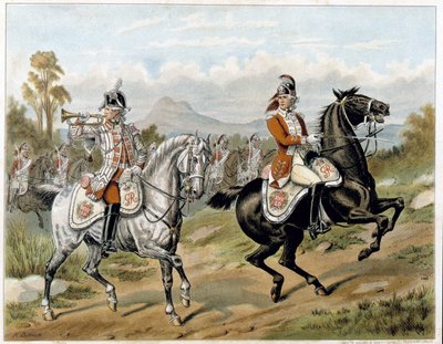 The 17th Light Dragoons (New Lancers), na América 1775 - em “” Harper