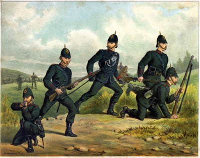 The Kings royal rifle Corps - em "Harper