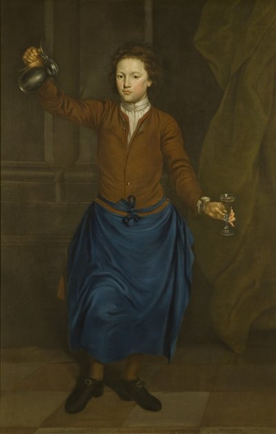 O Pot-boy, c.1720 (óleo sobre tela) de British School